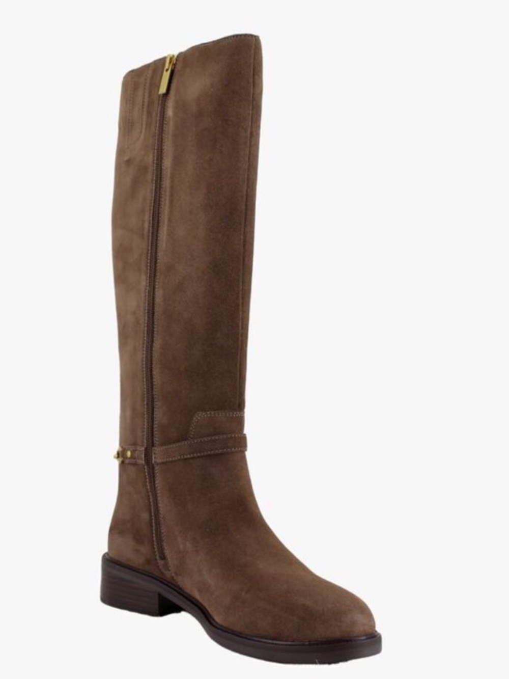 Vince Camuto Adria Ankle Link Knee High Toasted Taupe Riding Boots New! - Picture 4 of 12